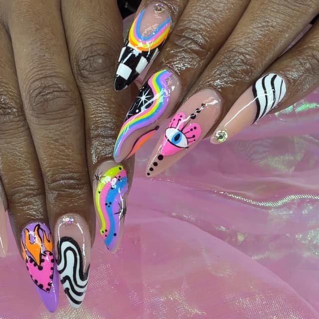 Nails & lashes at Jazzyliciouz Nailz in Baltimore, MD